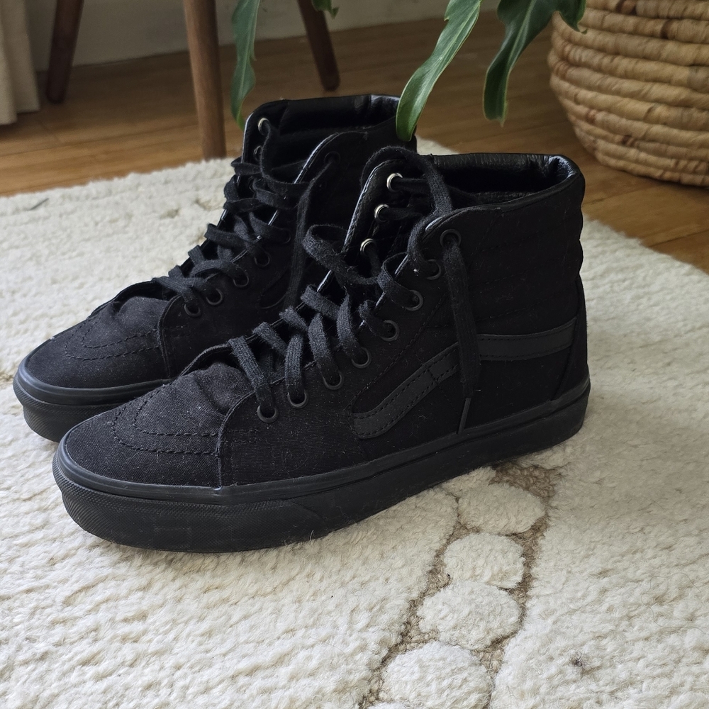 Vans Black High-Top Sneakers